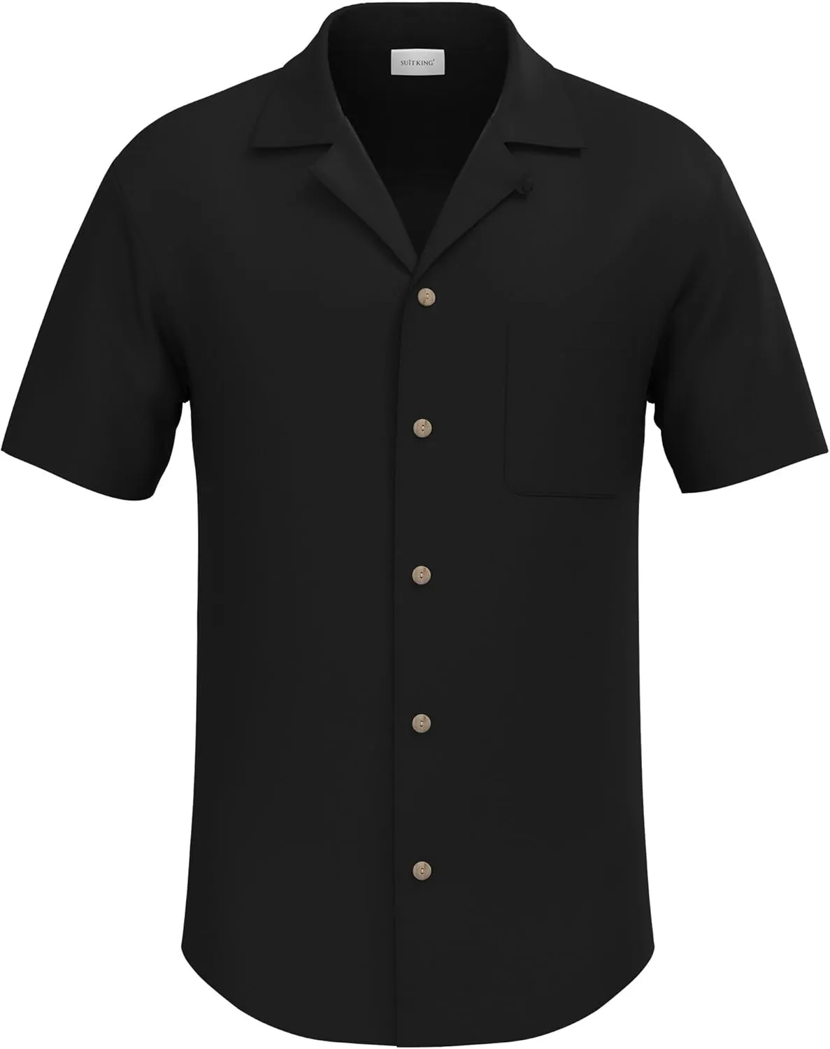 4 Pack - Mens Short Sleeve Button Down Shirts – Wrinkle Free, Muscle Fit, Stylish Casual