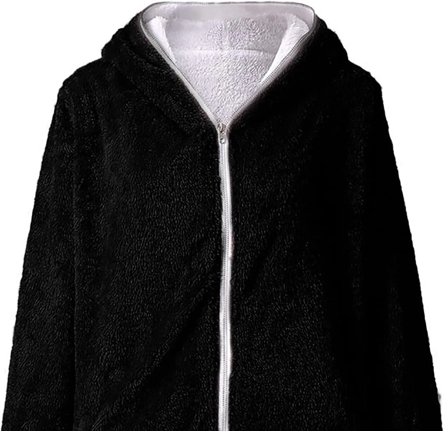 5665 Women Teen Girls Teddy Jackets Zip Hoodie Quilted Lightweight Wool Blend Fleece Sherpa Winter Trench Coats Outerwear