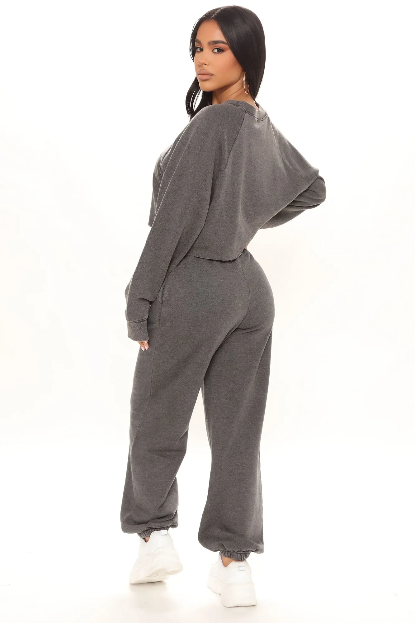A Day In My Life Sweatpants - Charcoal