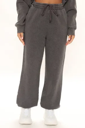 A Day In My Life Sweatpants - Charcoal