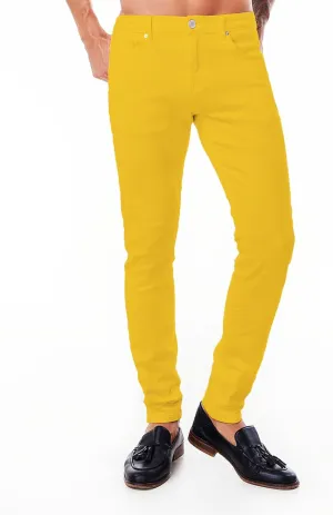 ABSECAI Mens Jeans Pants Skinny Slim Fit Comfy Fashion Denim Stretch Fit