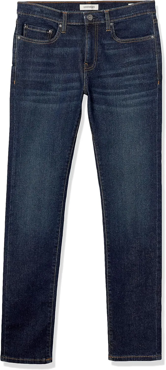 Amazon Essentials Men's Jeans, Skinny-Fit Comfort Stretch (Formerly Goodthreads)