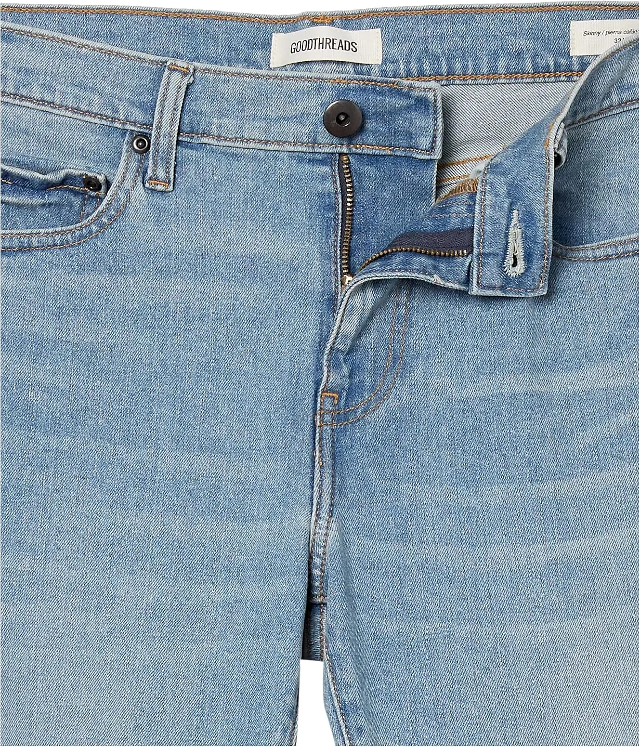 Amazon Essentials Men's Jeans, Skinny-Fit Comfort Stretch (Formerly Goodthreads)