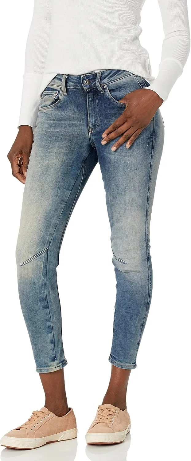Arc 3D Mid Rise Skinny Fit Jeans, Medium Aged, 29W x 30L