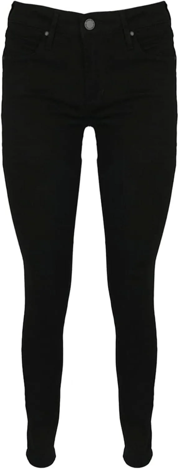 Articles of Society Womens MYA Skinny Fit Jeans, Black, 25