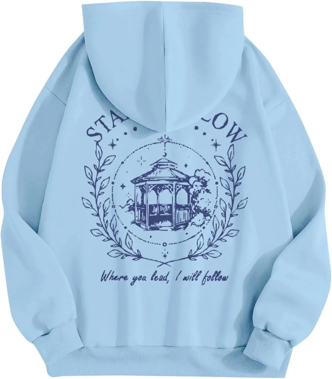 Azeralia Hoodies for Women Long Sleeve Round Neck Sweatshirt Luke's Funny Graphic Pullover Comfortable Basic Top