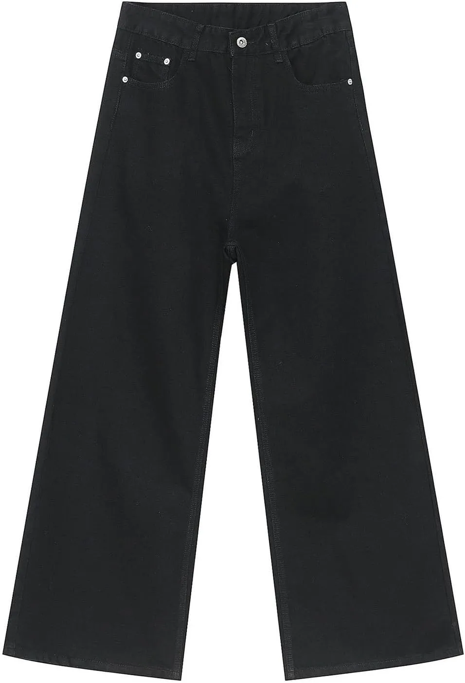 Baggy Jeans for Men Y2k Vintage Denim Pants Casual Wide Leg Jeans Loose Fit Denim Hip Hop Streetwear Jeans Trousers Pants
