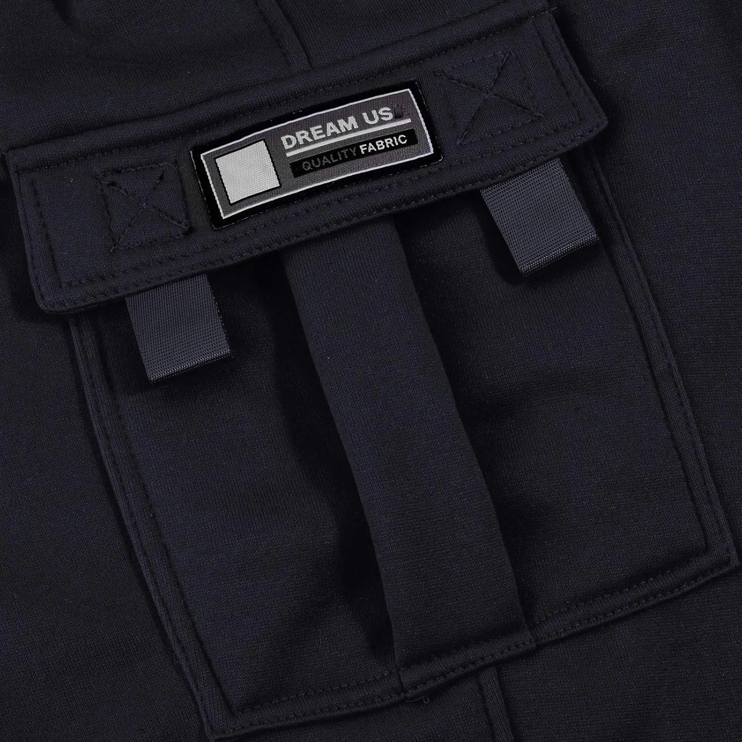 Baggy Sweatpants for Men with Relaxed Fit Drawstring Waist Cargo Pants Casual Adjustable Hem Joggers with Pockets