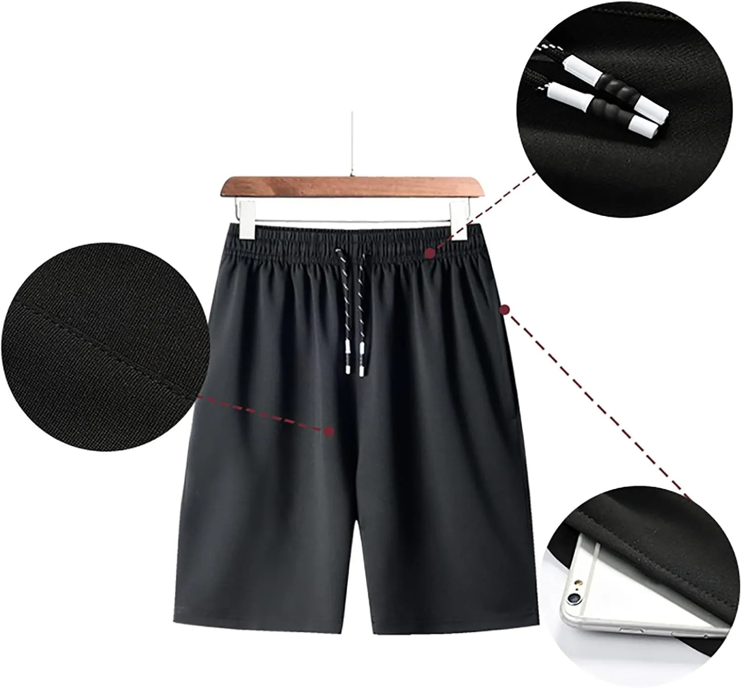 Beach Outfits for Mens Lightweight Classic-Fit Short Sleeve Graphic Tees Printed Shorts Breathable Tracksuit