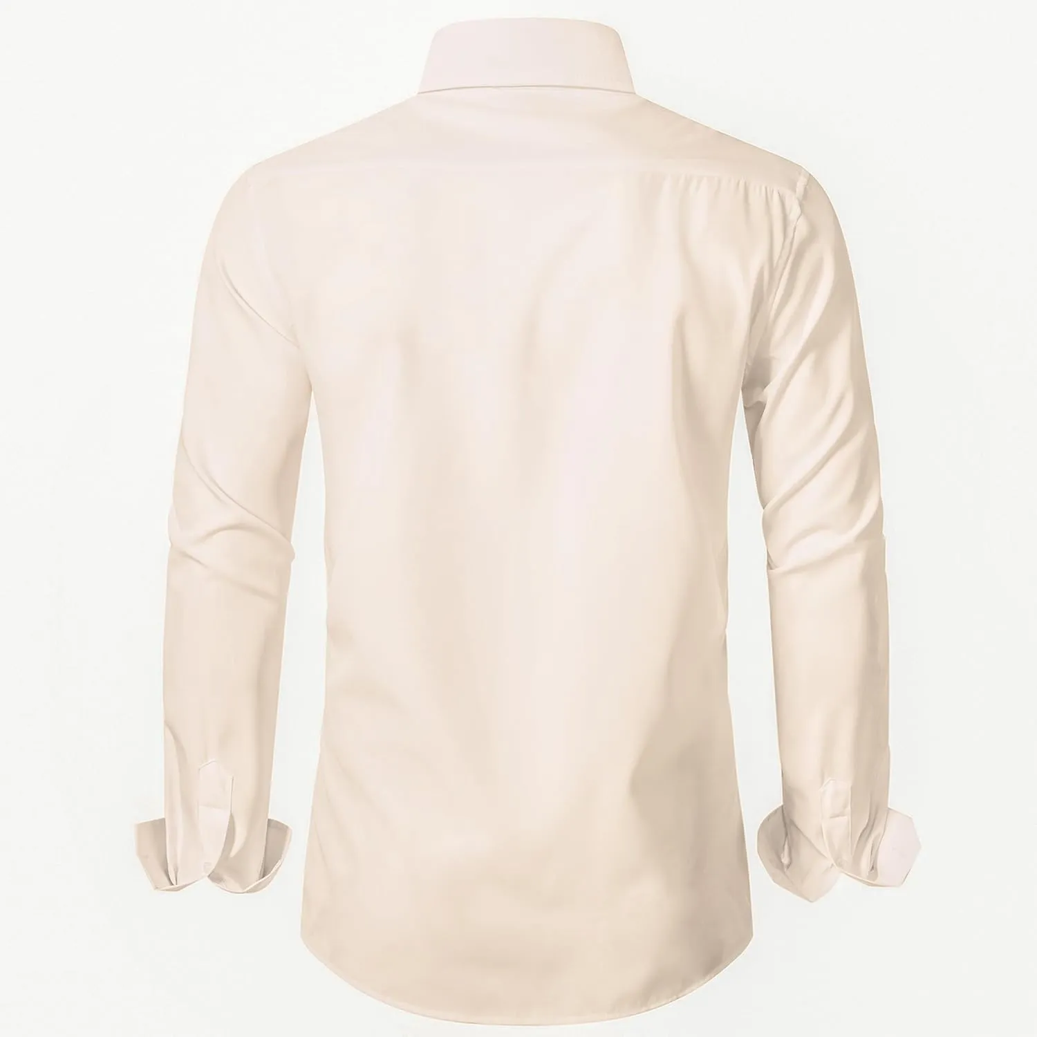 BEILU Stretch Mens Slim Fit Dress Shirts Formal Long Sleeve Button Down Shirts