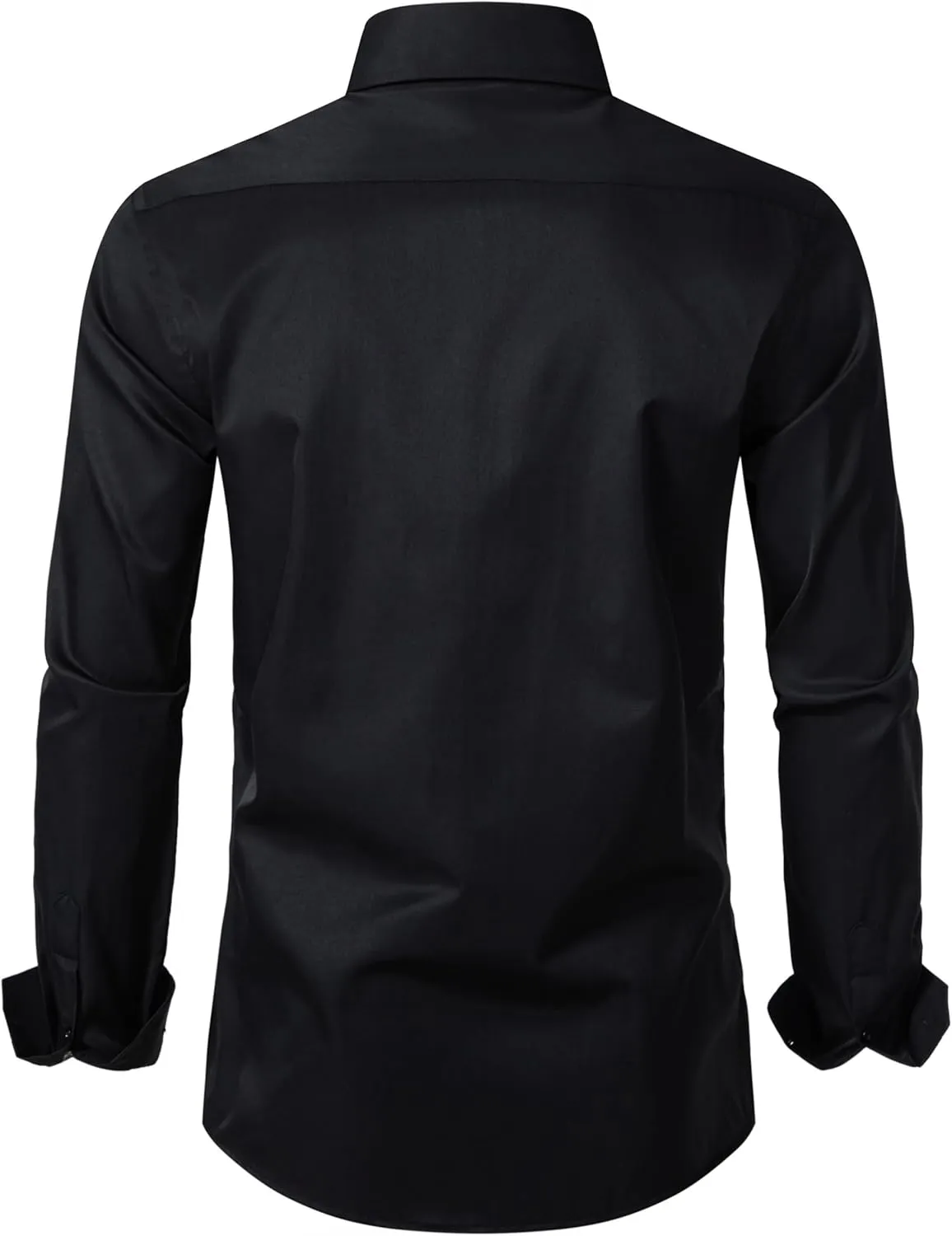 BEILU Stretch Mens Slim Fit Dress Shirts Formal Long Sleeve Button Down Shirts