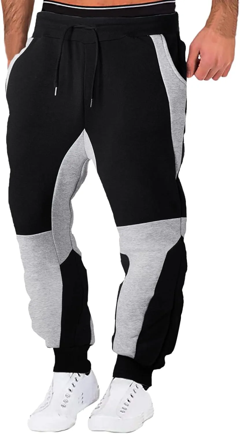 Big and Tall Sweatpants for Men Home Fitness Mens Joggers Casual Tracksuit Bottoms Slim Fit Jogging Sweatpants with