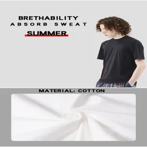 Bike Casual Breathable Men Women Cotton T-Shirt Summer Loose Clothes Soft o Collar Oversized top