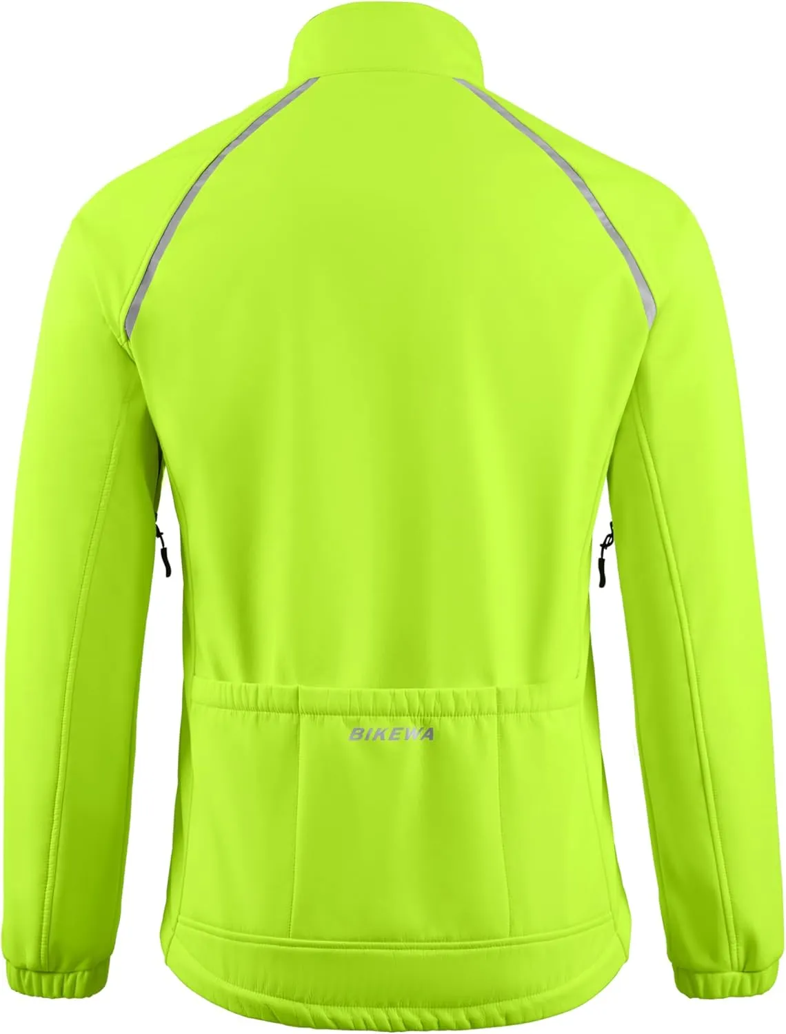Bikewa Men's Winter Cycling Jackets Thermal Warm Water Resistant Bike Running Windproof Jacket