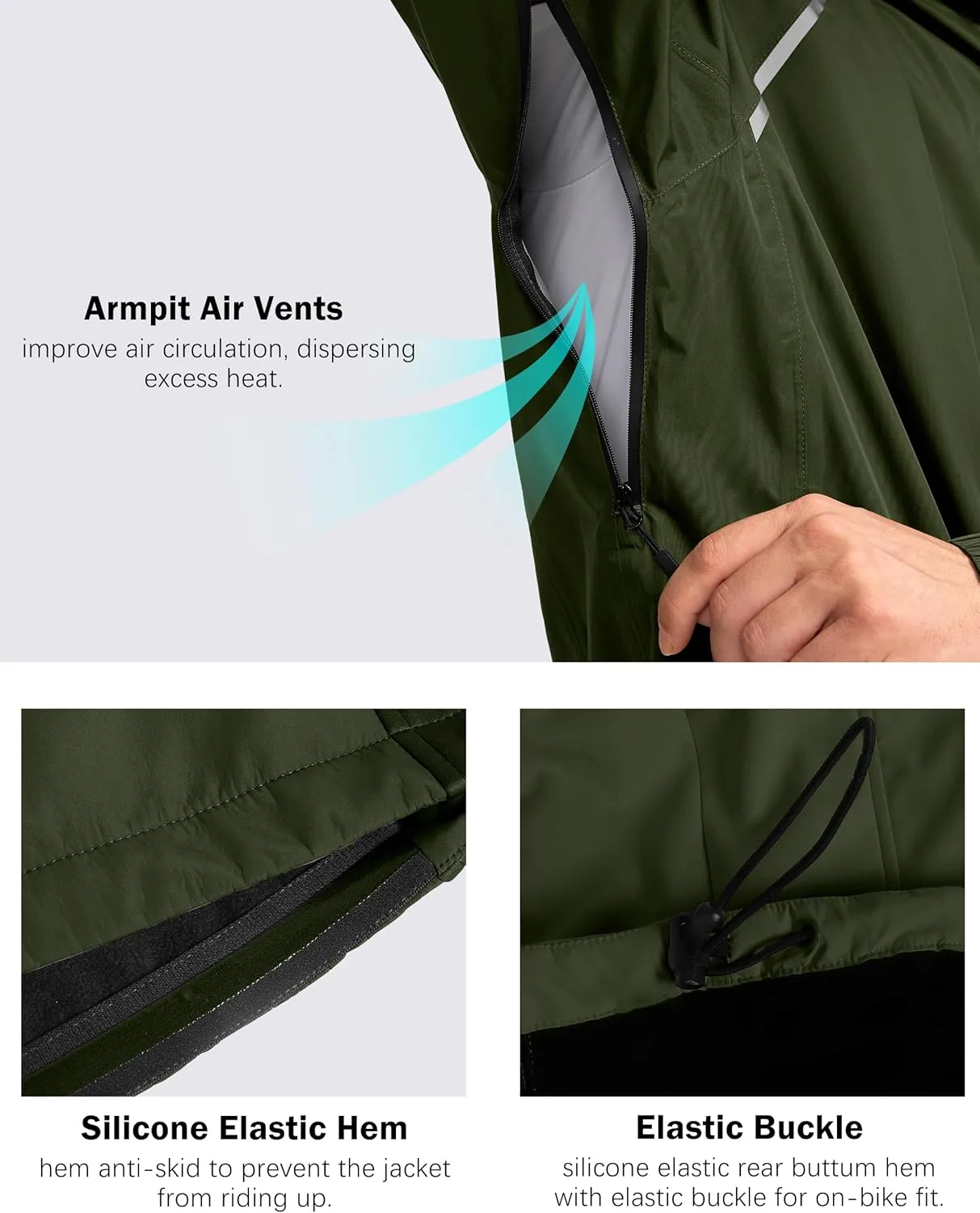 Bikewa Men's Winter Cycling Jackets Thermal Warm Water Resistant Bike Running Windproof Jacket