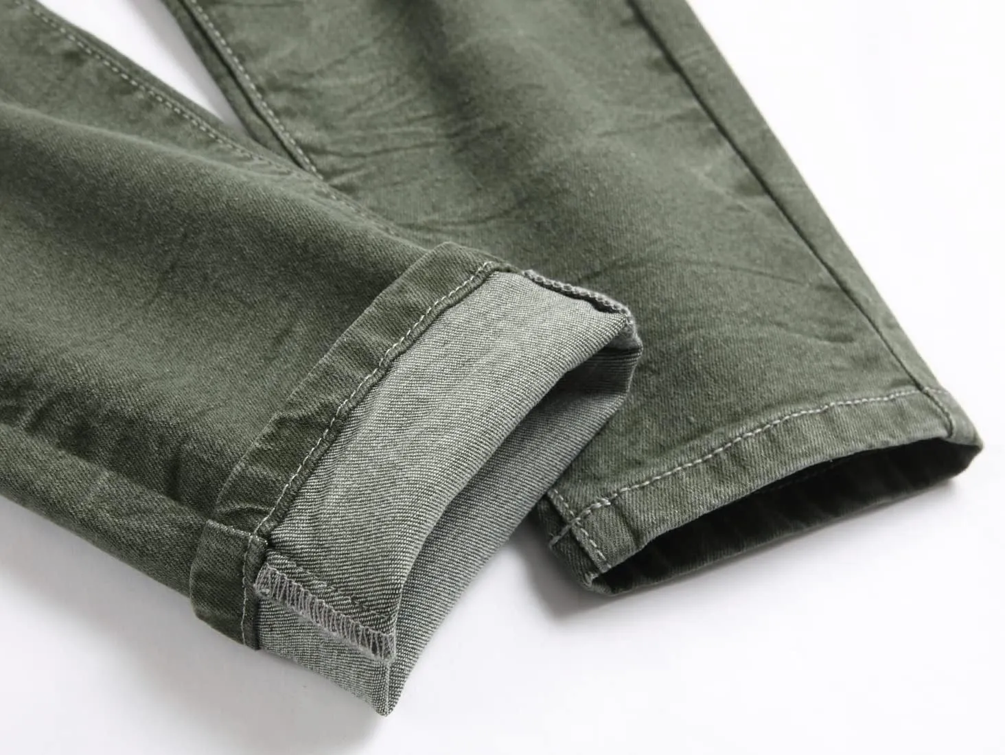 Boy's Skinny Fit Ripped Destroyed Distressed Stretch Slim Jeans Pants