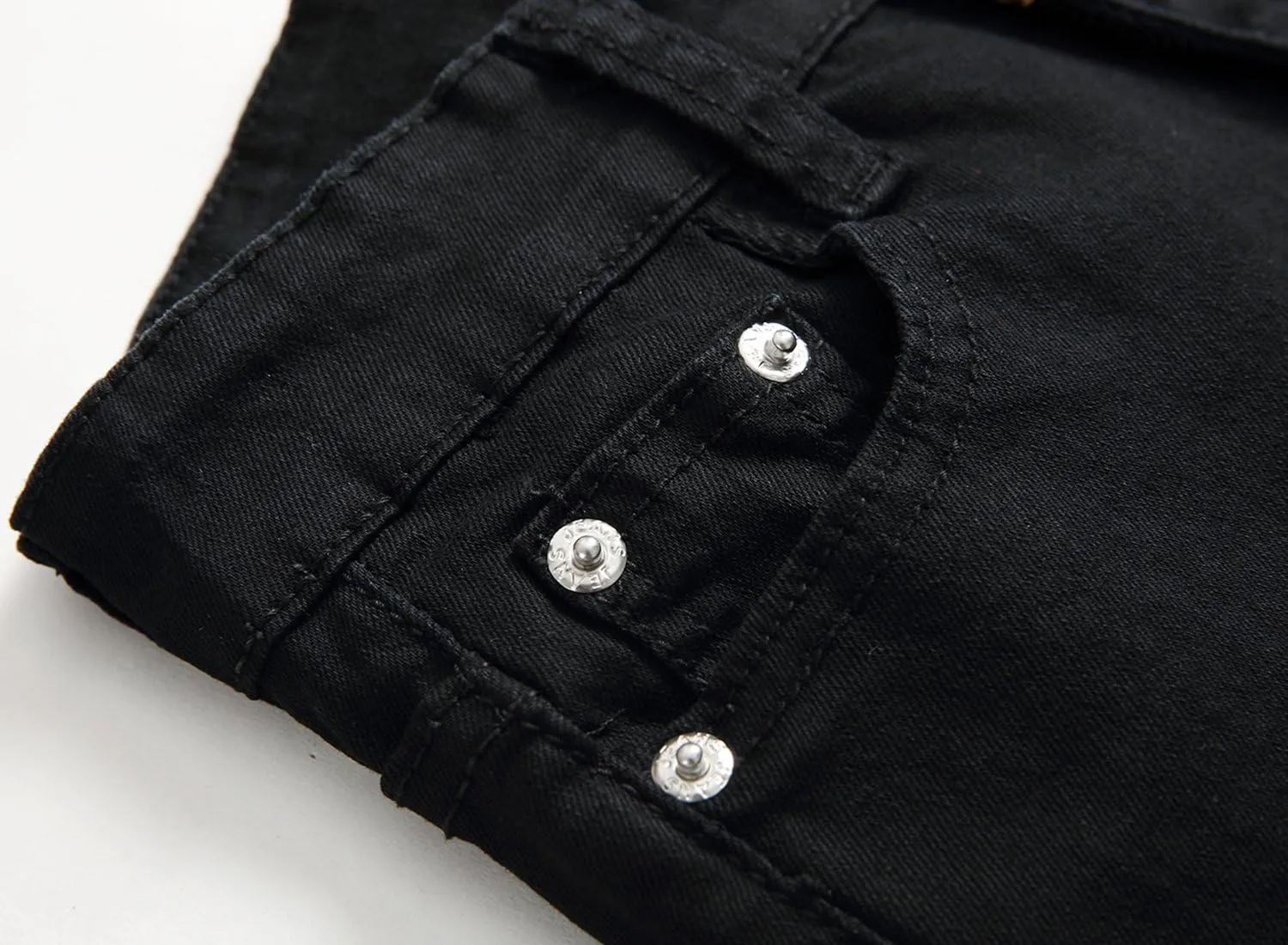 Boy's Skinny Fit Ripped Destroyed Distressed Stretch Slim Jeans Pants