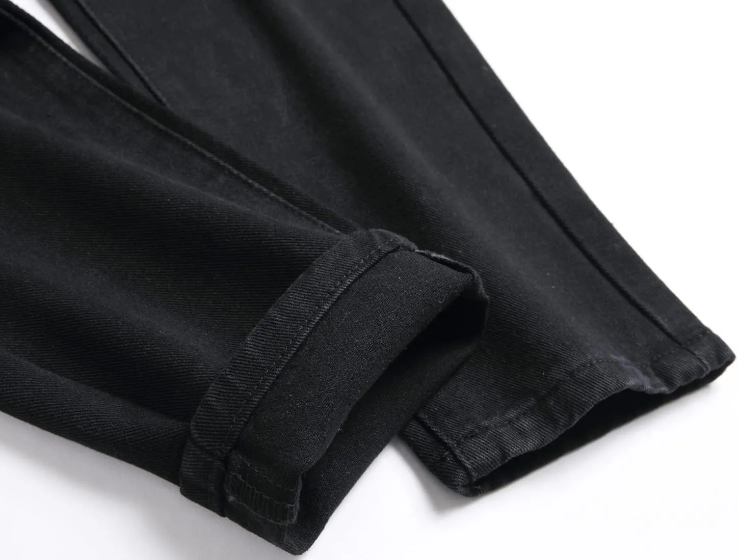 Boy's Skinny Fit Ripped Destroyed Distressed Stretch Slim Jeans Pants
