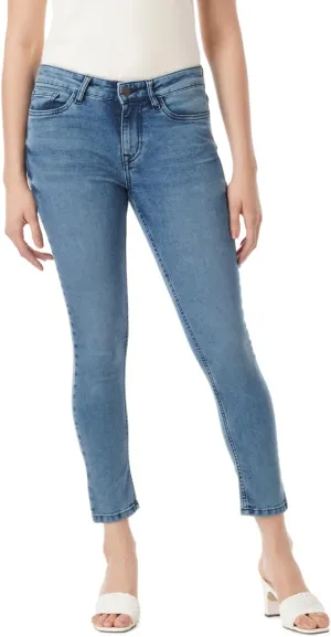 Buttersoft Women's Skinny Fit Mid Rise Stretch Jeans