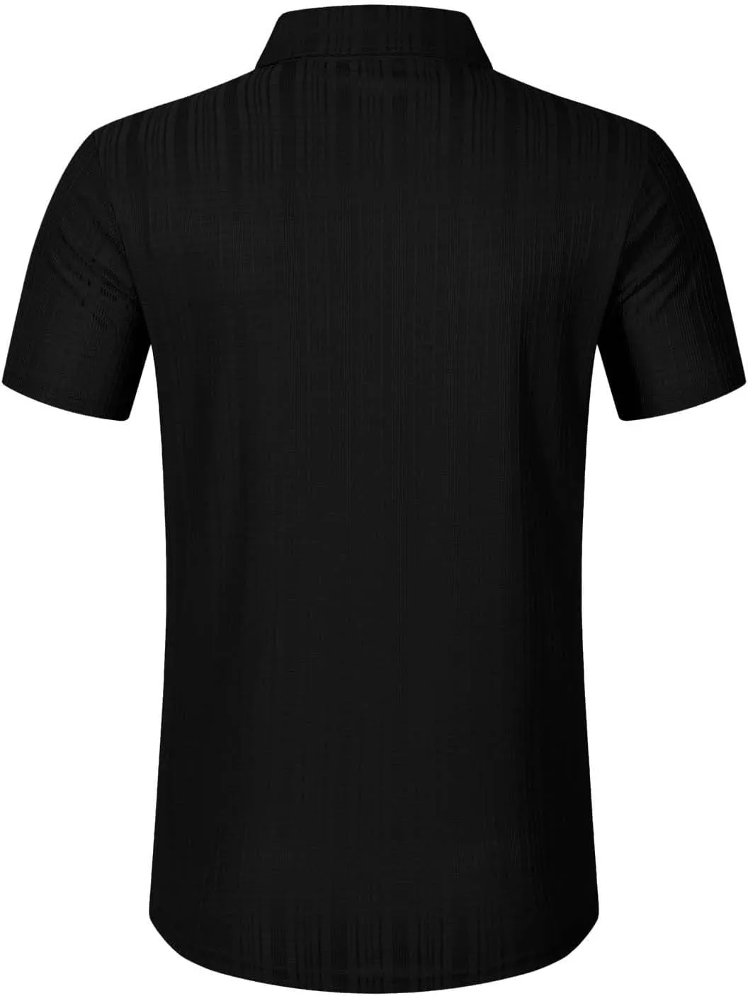 Button Down Mens Shirts Short Sleeve Collared Casual Dressy Tee Shirt Summer Beach Blouse Vacation Wedding T-Shirts