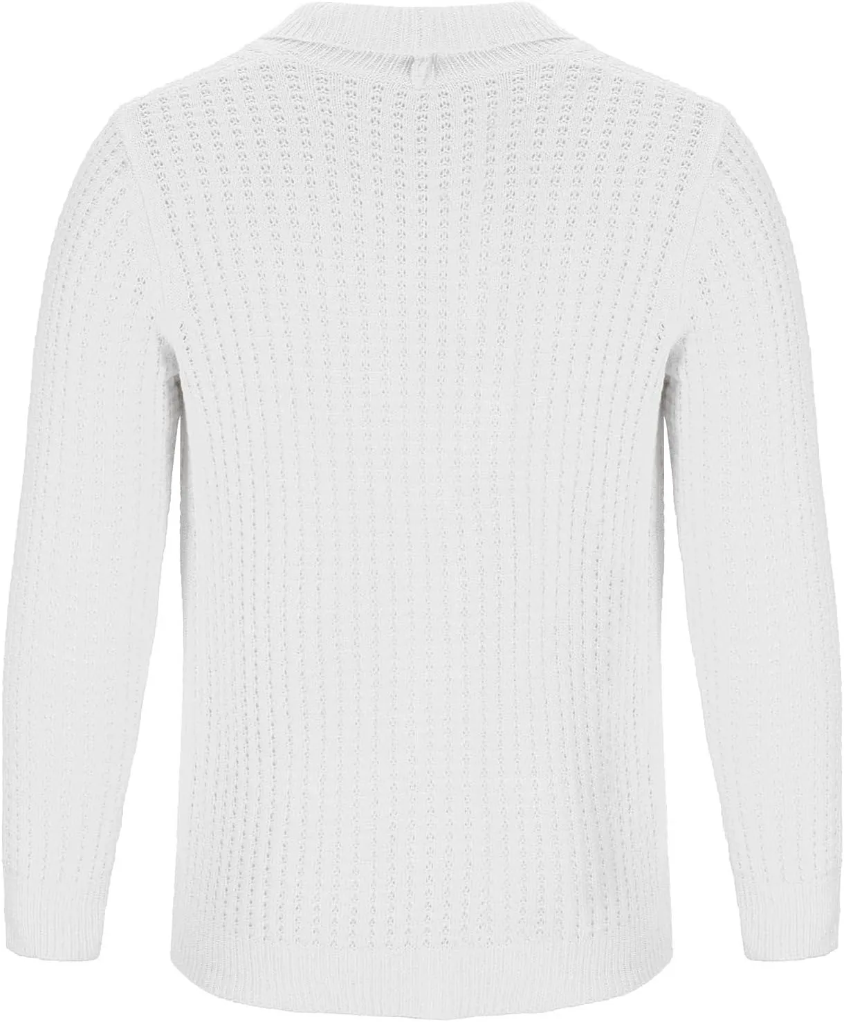 Cardigan Sweaters for Men Eyelet Sweater Lightweight Knit Sweaters Big and Tall Cardigan Casual Button Down Sweaters