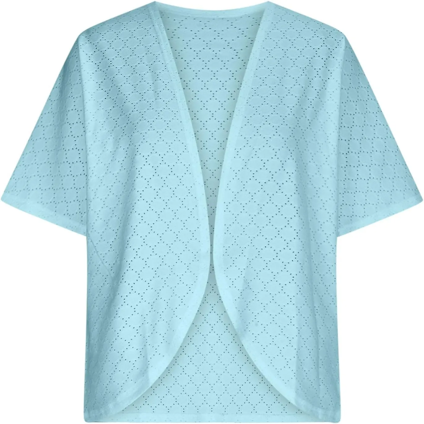 Cardigan Sweaters for Women Lightweight Crochet Cardigan 3/4 Sleeve Open Front Oversized Cardigans Sweaters