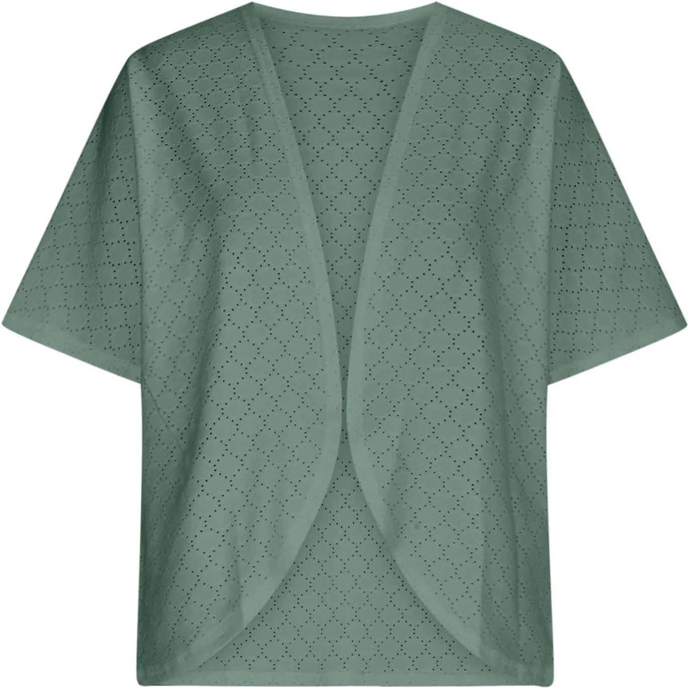 Cardigan Sweaters for Women Lightweight Crochet Cardigan 3/4 Sleeve Open Front Oversized Cardigans Sweaters