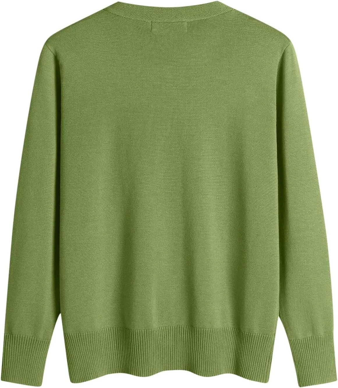 Cardigan Sweaters for Women Lightweight Long Sleeve Soft Solid Office Button up Sweaters Casual V Neck Sweaters
