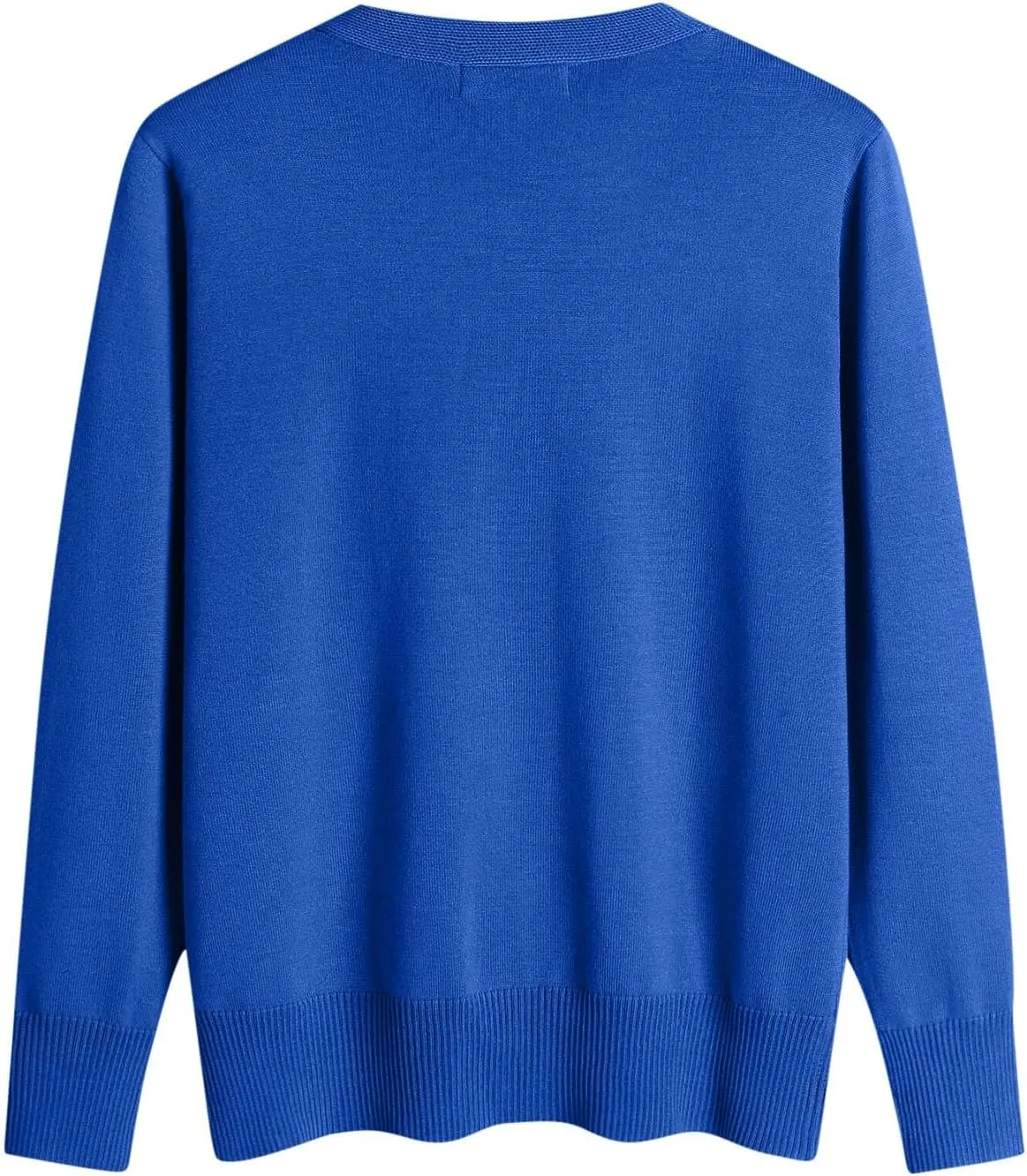 Cardigan Sweaters for Women Lightweight Long Sleeve Soft Solid Office Button up Sweaters Casual V Neck Sweaters