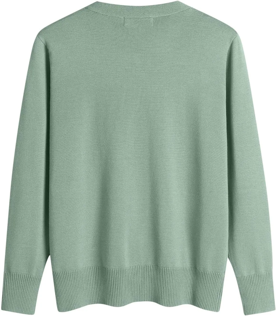 Cardigan Sweaters for Women Lightweight Long Sleeve Soft Solid Office Button up Sweaters Casual V Neck Sweaters