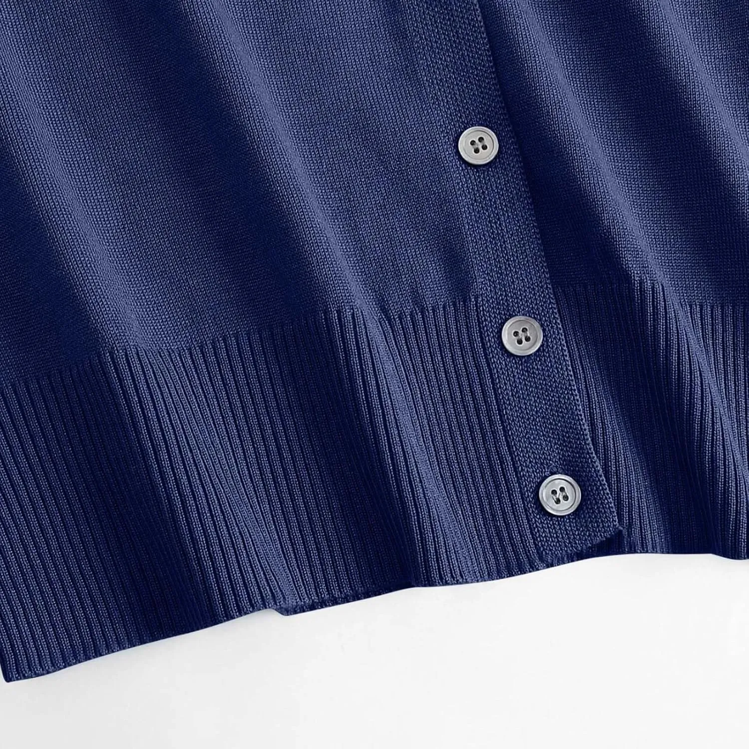 Cardigan Sweaters for Women Lightweight Long Sleeve Soft Solid Office Button up Sweaters Casual V Neck Sweaters