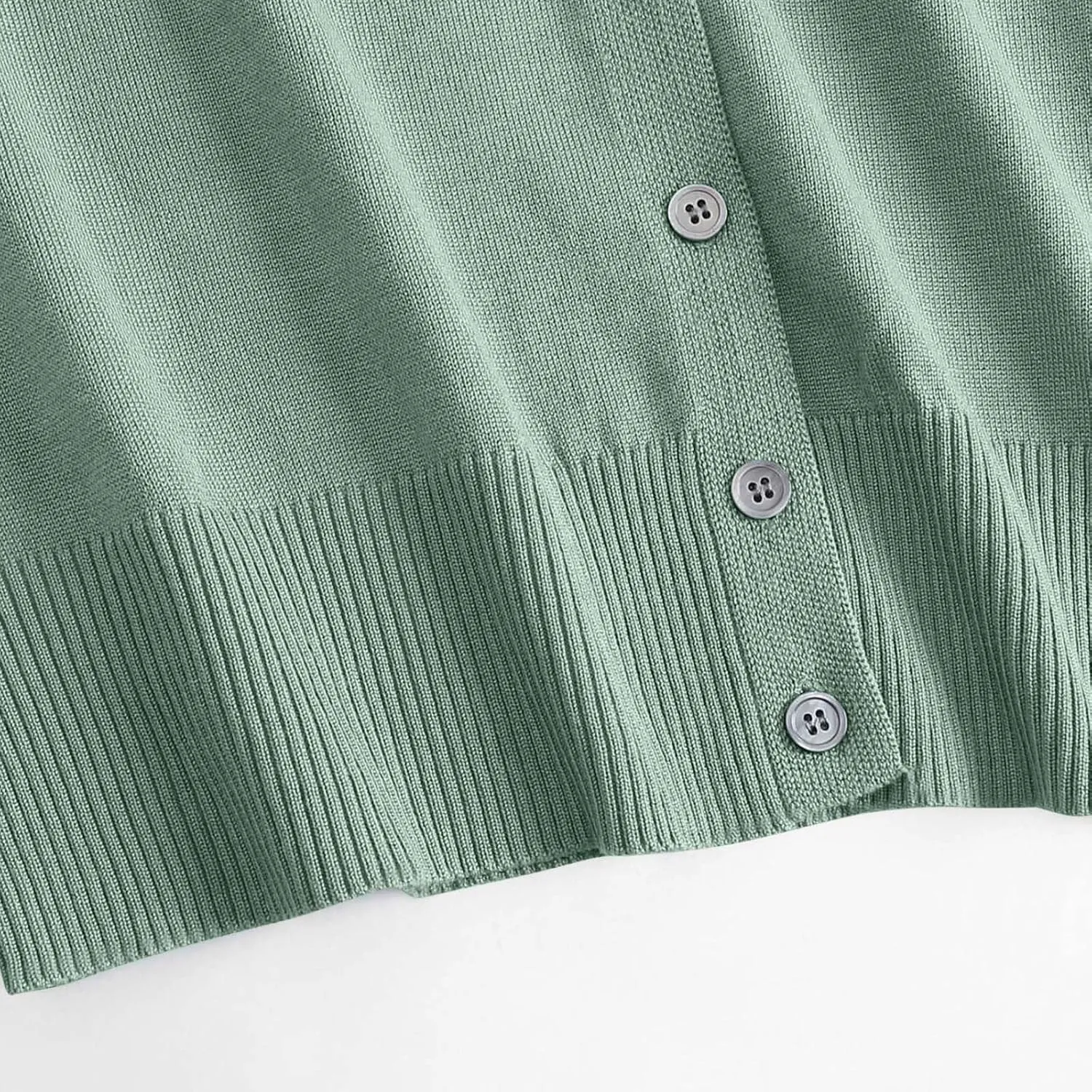 Cardigan Sweaters for Women Lightweight Long Sleeve Soft Solid Office Button up Sweaters Casual V Neck Sweaters