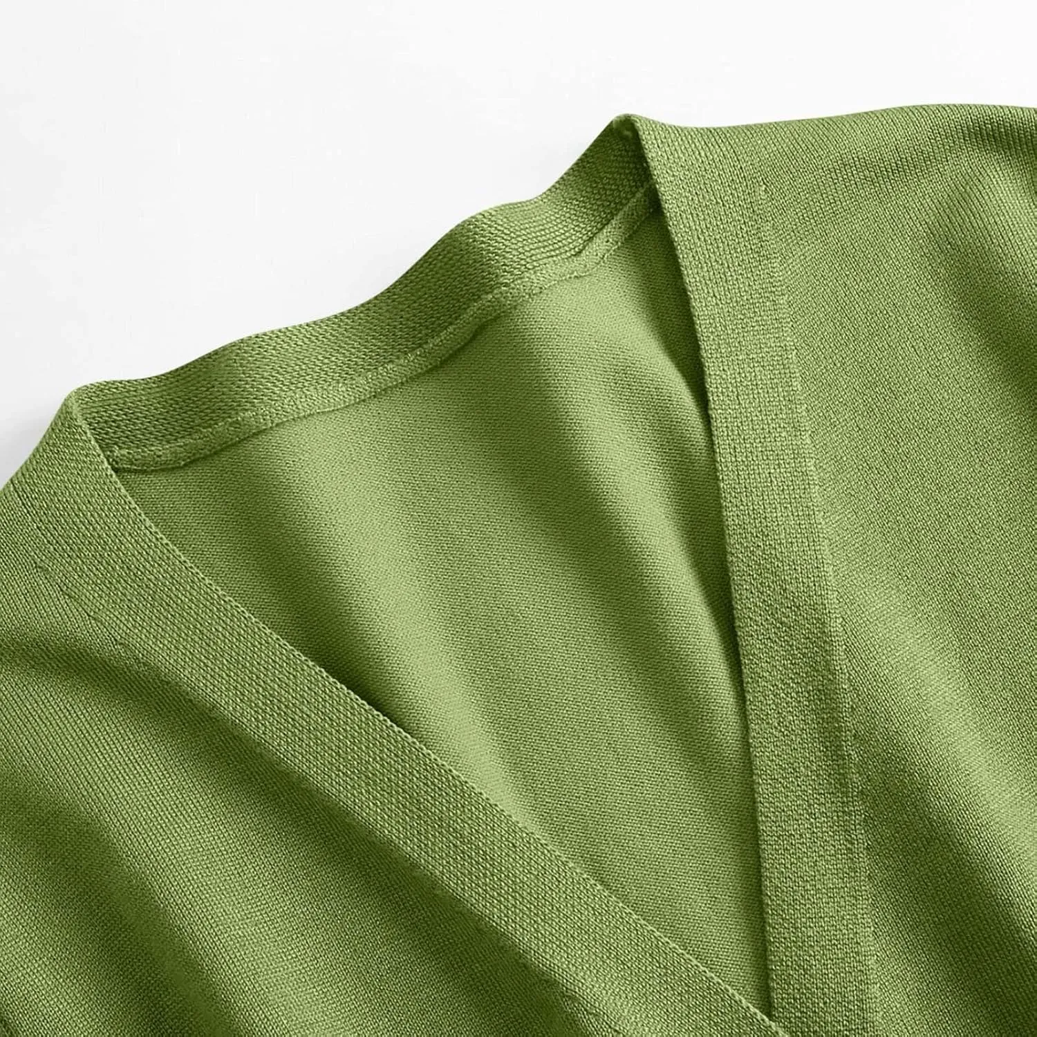 Cardigan Sweaters for Women Lightweight Long Sleeve Soft Solid Office Button up Sweaters Casual V Neck Sweaters