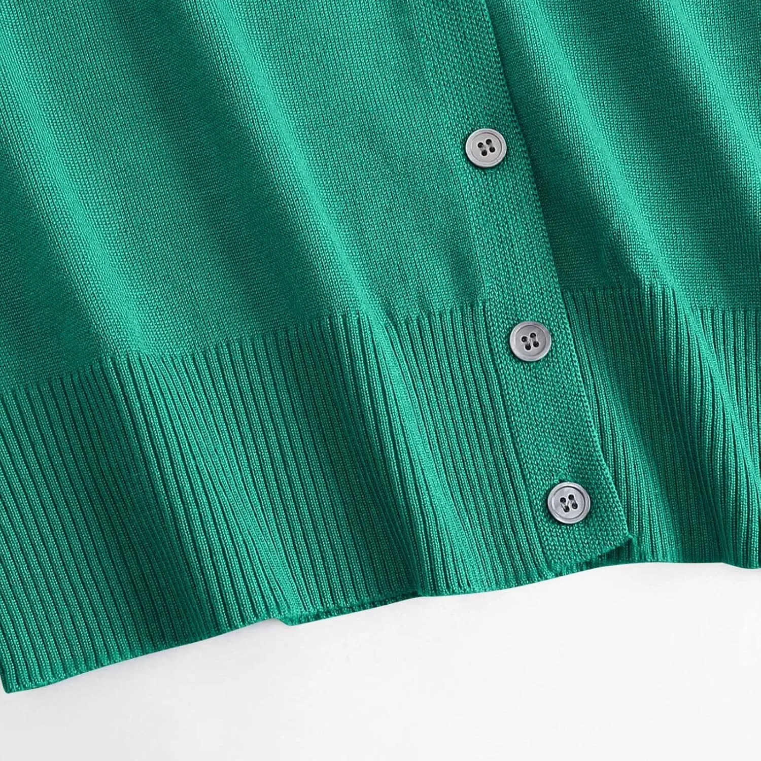 Cardigan Sweaters for Women Lightweight Long Sleeve Soft Solid Office Button up Sweaters Casual V Neck Sweaters