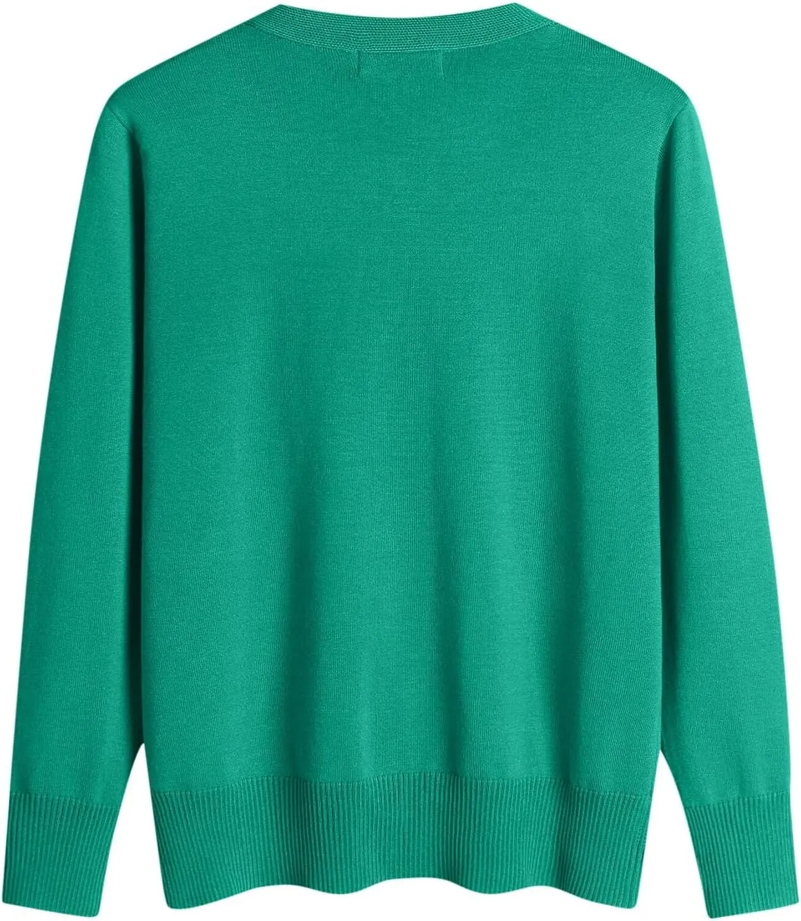 Cardigan Sweaters for Women Lightweight Long Sleeve Soft Solid Office Button up Sweaters Casual V Neck Sweaters