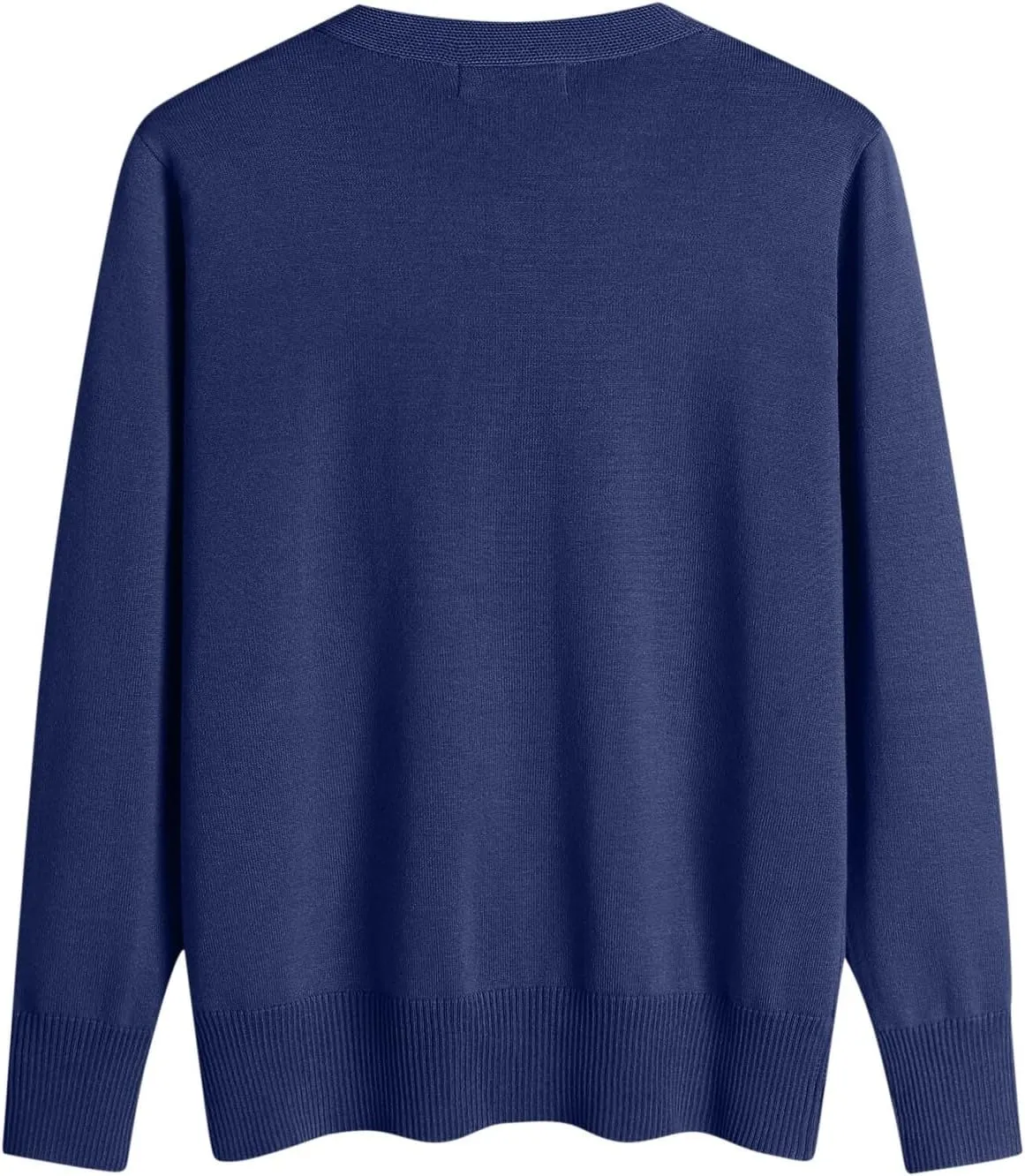 Cardigan Sweaters for Women Lightweight Long Sleeve Soft Solid Office Button up Sweaters Casual V Neck Sweaters