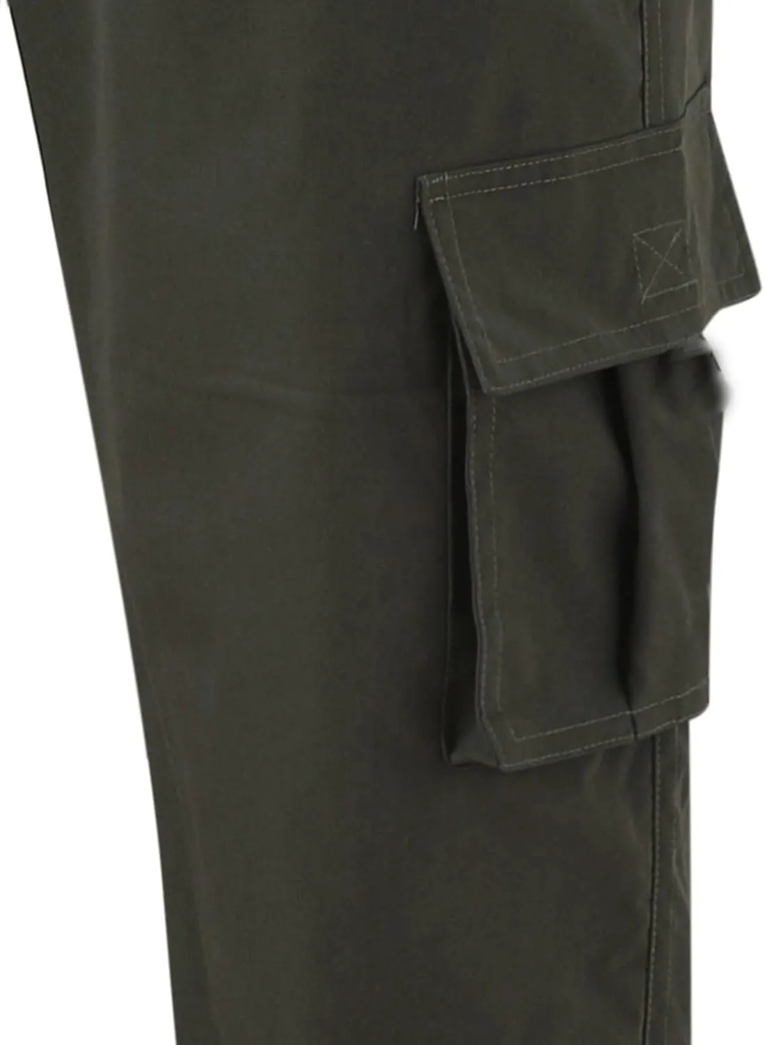 Cargo Jogger Pants for Mens Sweatpants Zipper Pocket Baggy Sweatpants Plus Size Black Military Pants Twill Pants