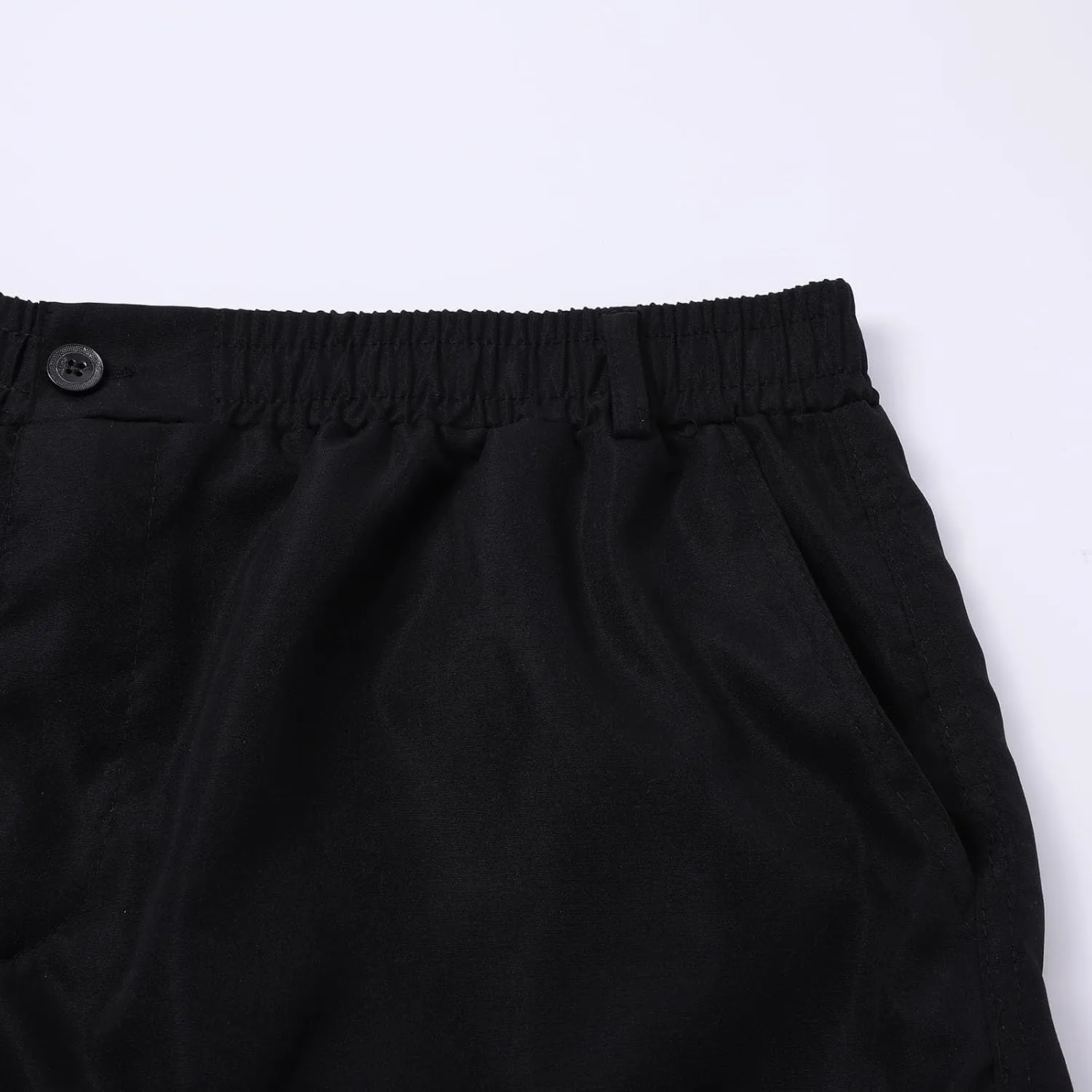 Cargo Jogger Pants for Mens Sweatpants Zipper Pocket Baggy Sweatpants Plus Size Black Military Pants Twill Pants
