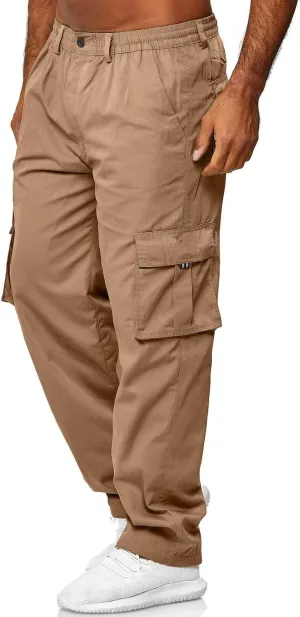 Cargo Pants for Men Relaxed Fit Mens Cargo Pants Jogger Work Pants 6 Pocket Full Outdoor Casual Sweatpants Sweatpants