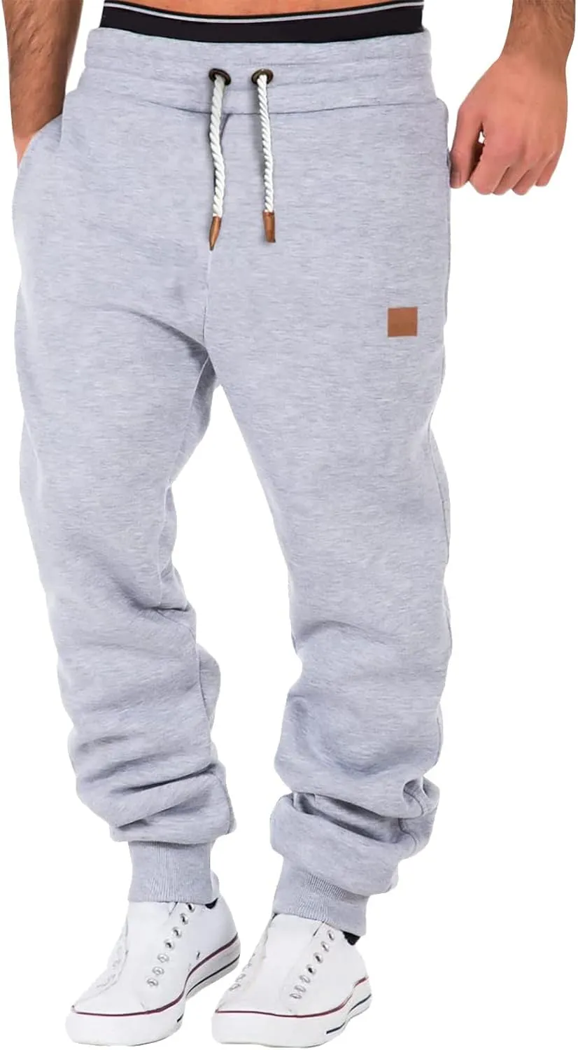 Cargo Sweatpants for Men Baggy Chino Cargo Pants Hiking Outdoor Twill Track Jogging Sweatpants Pants Men's Sweatpants