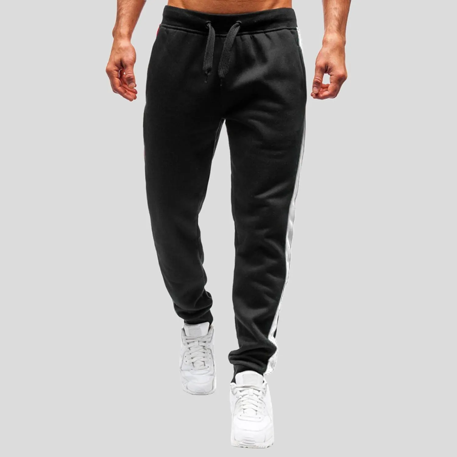 Cargo Sweatpants for Men Baggy Fleece Jogger Pants Regular and Big & Tall Sizes Winter Sweatpants for Mens Thick Warm