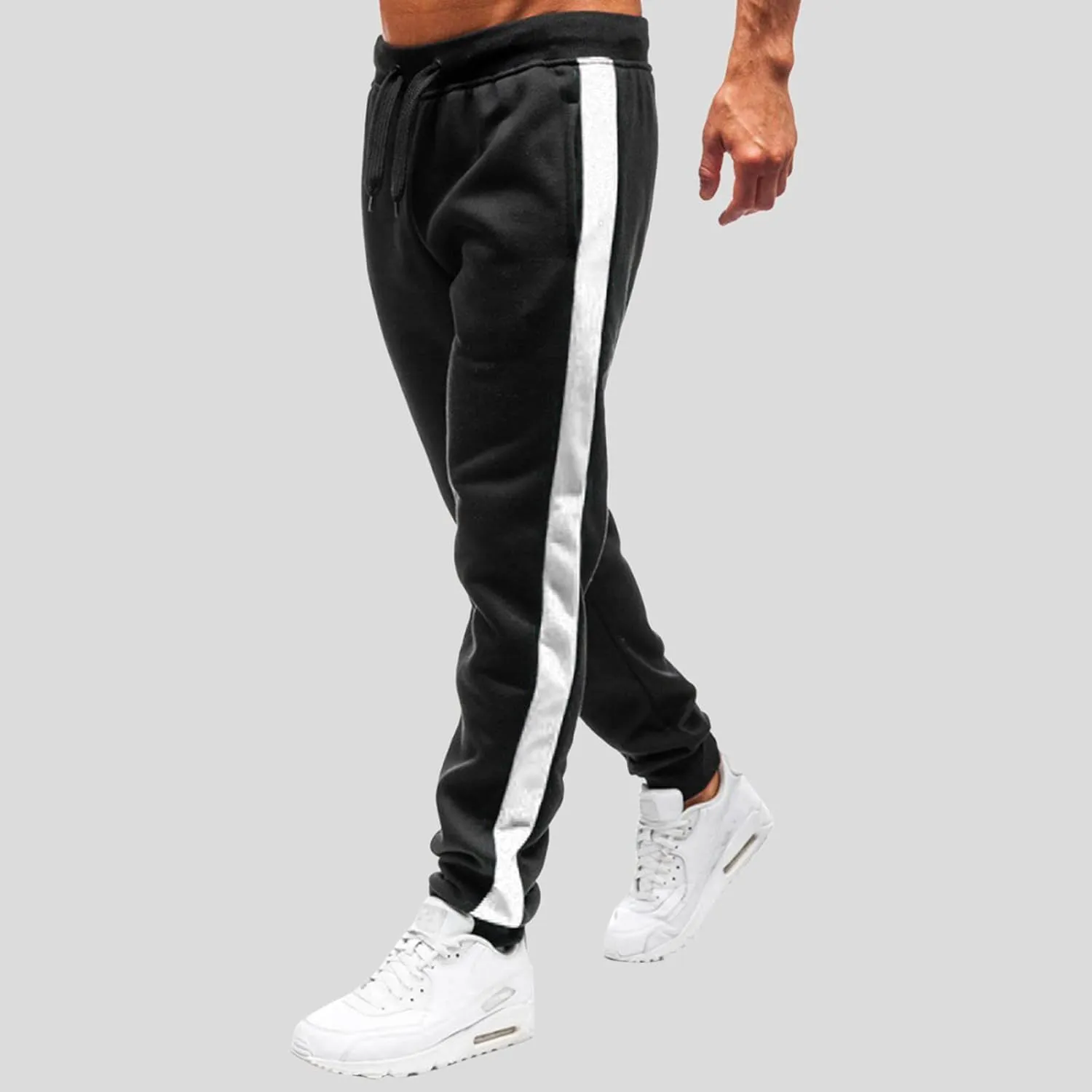 Cargo Sweatpants for Men Baggy Fleece Jogger Pants Regular and Big & Tall Sizes Winter Sweatpants for Mens Thick Warm