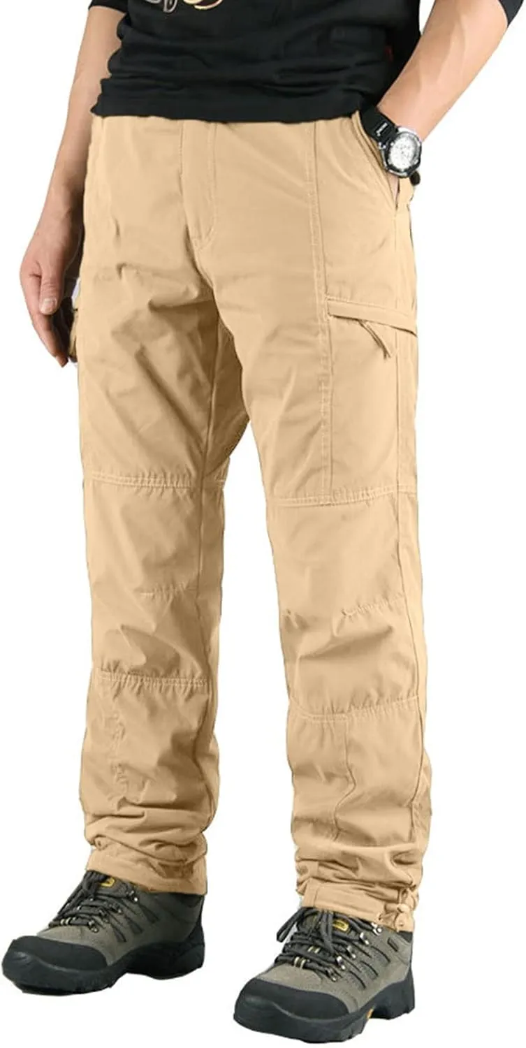 Cargo Sweatpants for Men Big and Tall Casual Jogging Trousers Lightweight Hiking Work Pants Outdoor Pant Winter Pants