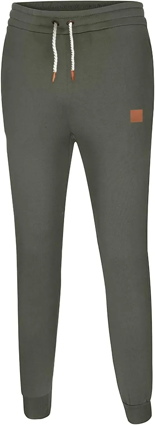 Cargo Sweatpants for Men Big and Tall with Zipper Fly Sweatpants for Men Lightweight Loose Fit Open Bottom Sweatpants