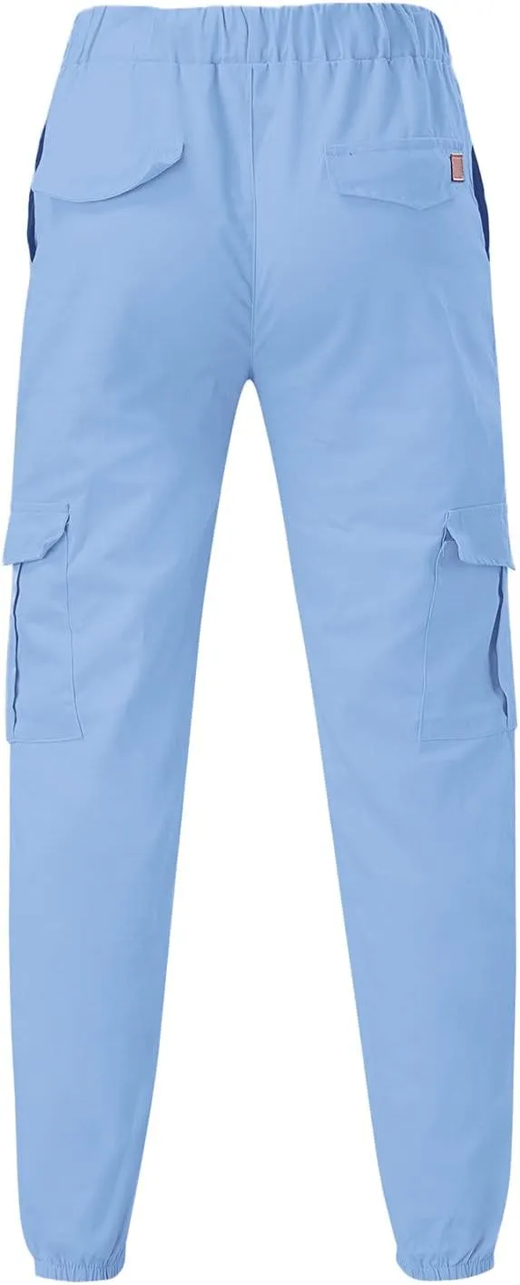 Cargo Sweatpants for Men Hiking Pants Sweatpants Men Men's Sweatpants Overalls Drawstring Multi Pocket Hiking Cotton