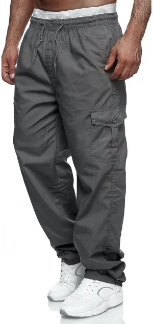Cargo Trousers for Men Casual Gym Cargo Sweatpants Heavyweight Fleece Active Gym Workout Sweat Pants Men's Sweatpants