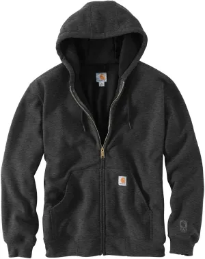 Carhartt Men's Rain Defender Rutland Thermal Lined Hooded Zip Front Sweatshirt