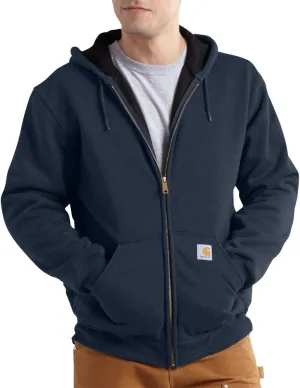 Carhartt Men's Rain Defender Rutland Thermal Lined Hooded Zip Front Sweatshirt