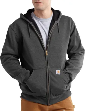 Carhartt Men's Rain Defender Rutland Thermal Lined Hooded Zip Front Sweatshirt