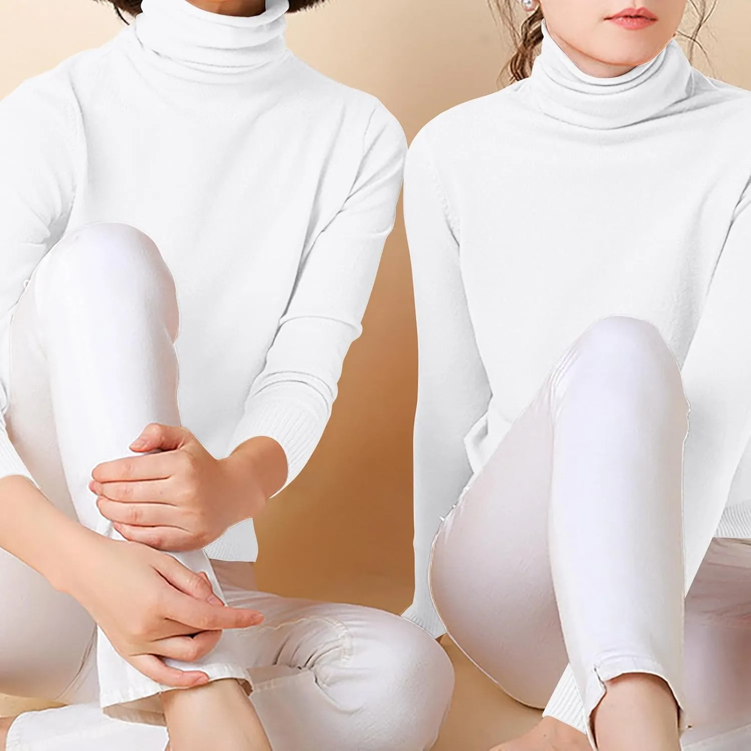 Cashmere Sweaters for Women Mock Turtleneck Long Sleeve Cable Knit Pullover Sweaters Plus Size Sweater Tops